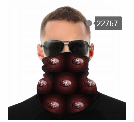 2021 NFL San Francisco 49ers 158 Dust mask with filter->nfl dust mask->Sports Accessory